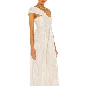 Sabina Musayev Bluebell One-Shoulder Jumpsuit